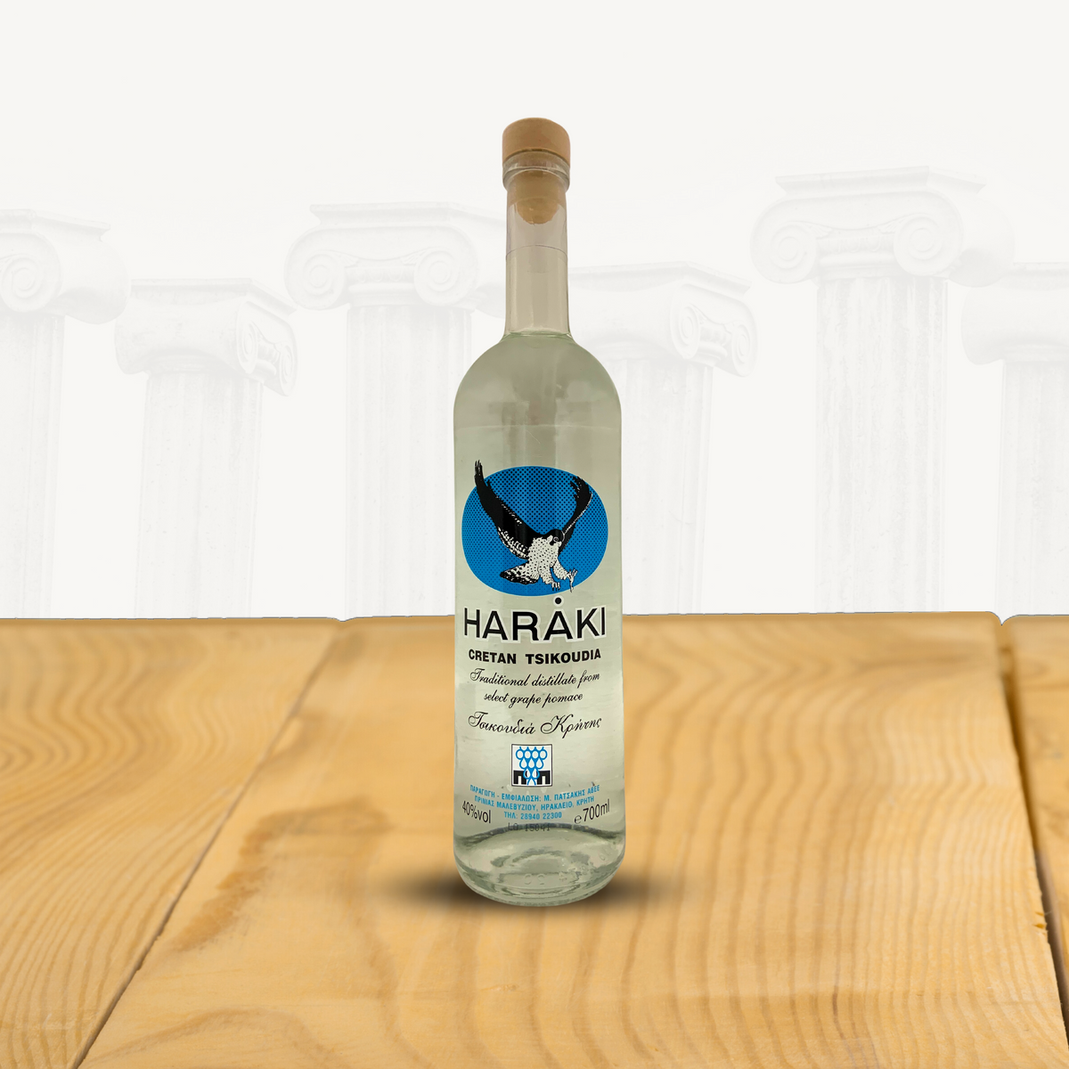 HARAKI — Kretischer Raki, 700ml, 40% Vol – Anna Panteras Delifood
