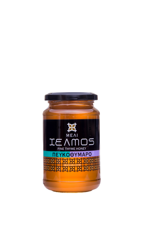 Άνοιγμα εικόνας στην παρουσίαση, HELMOS Kiefer - Thymian Honig aus Lefkada 480gr - 950gr
